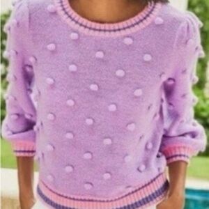 NWT Lilly Pulitzer purple iris Polka Dot Dorianna Sweater